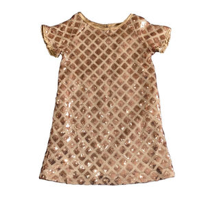 Peek | Dresses | Girls Peek Rose Gold Sequin Holiday Dress Size 45 Nwt |  Poshmark